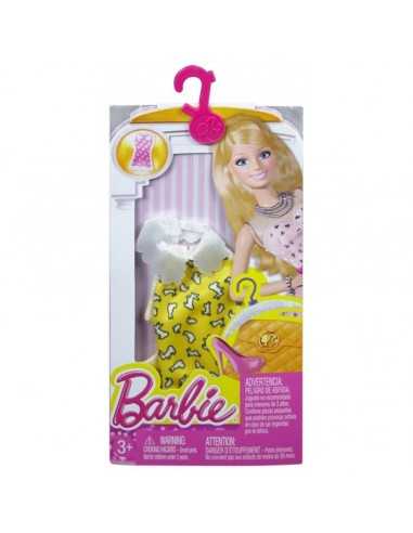 Mattel Abitini Barbie Lungo A Tubo Giallo
