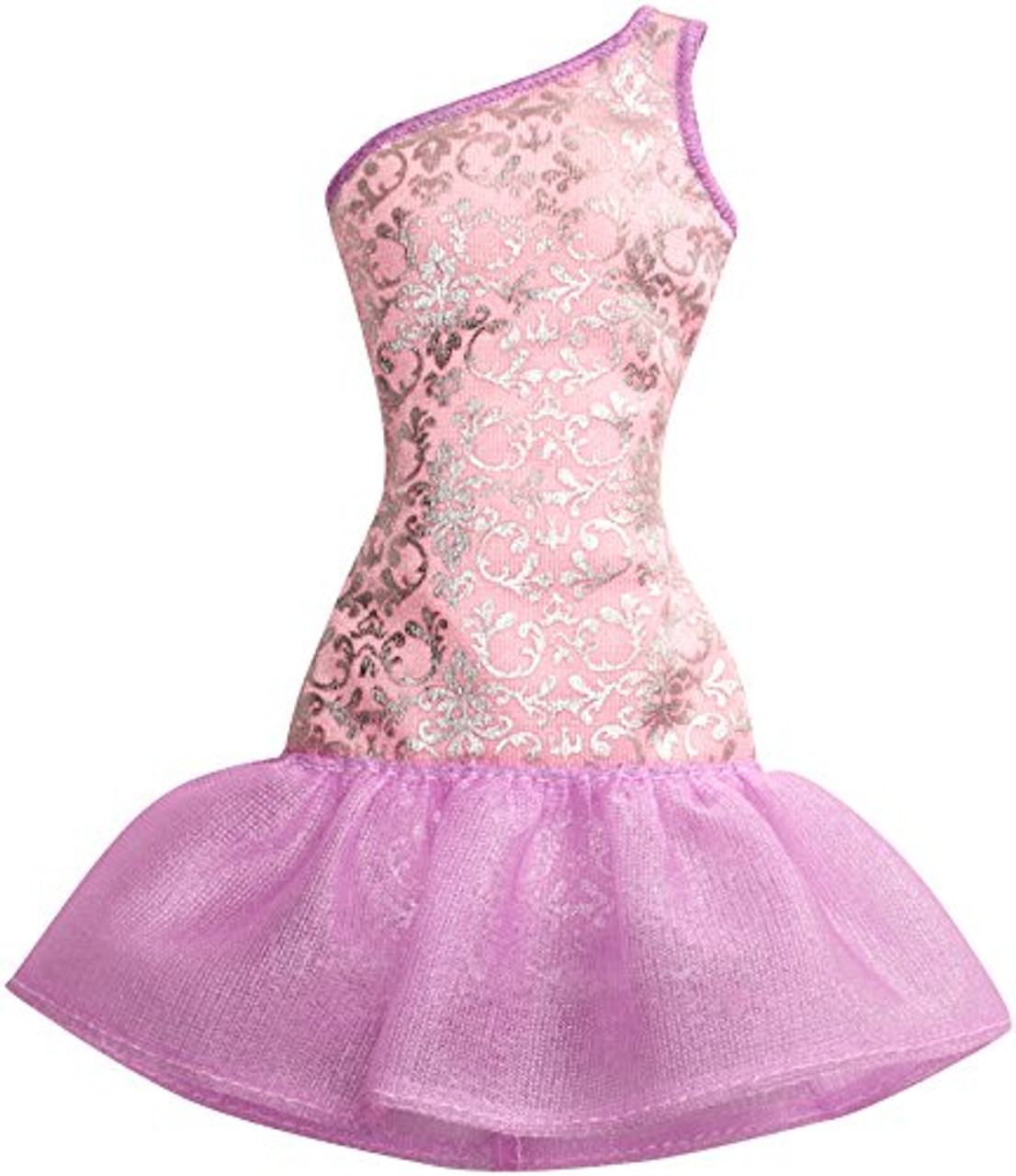 Barbie Fashion Dress - Pink Lace Dress