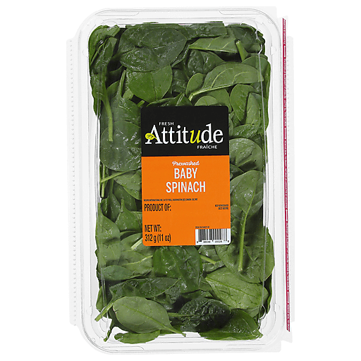 Fresh Attitude Baby Spinach, Prewashed 11 Oz