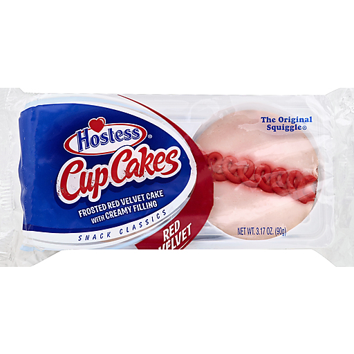 Hostess Red Velvet Cup Cakes 3.17 Oz. Pack