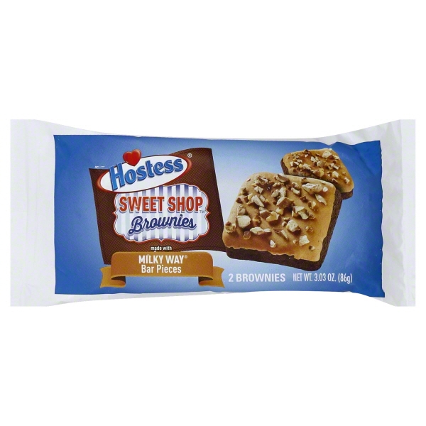 Hostess Brownies Made With Milky Way Bar Pieces