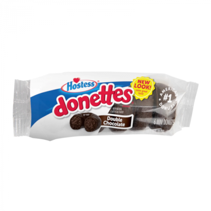 Hostess Donettes Double Chocolate Frosted Mini Donuts