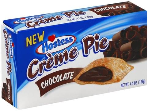 Hostess Chocolate Pie Made With Real Cocoa