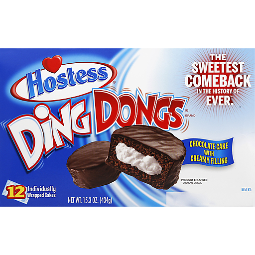 Hostess Ding Dongs 12 Ct Box