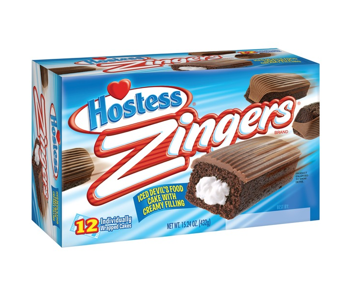 Hostess Devil's Food Zingers 12 Ct Box