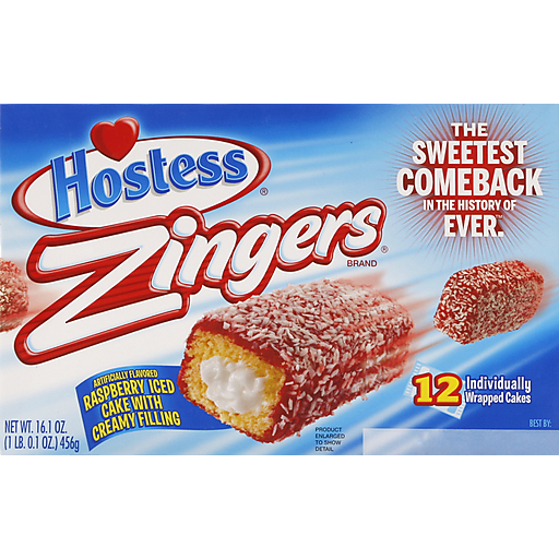 Hostess Raspberry Zingers 12 Ct Box