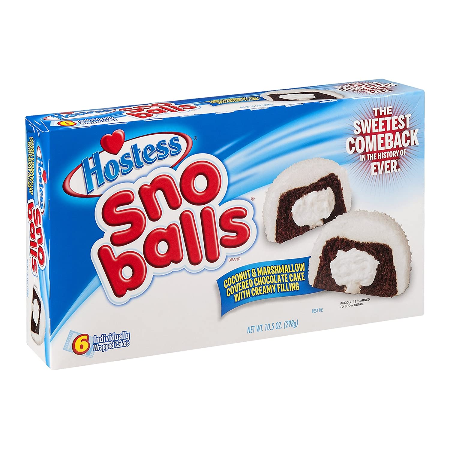 Hostess Chocolate Cake, With Creamy Filling, Coconut & Marshmallow Covered