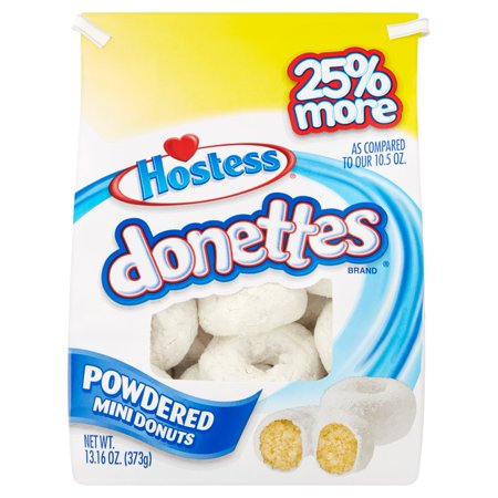Hostess Donettes Powdered Mini Donuts