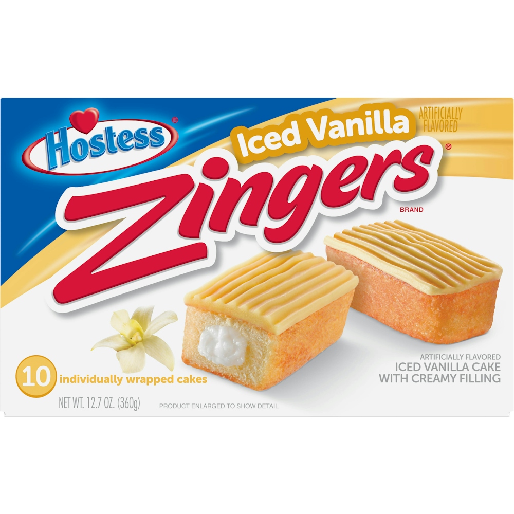 Hostess Iced Vanilla Cake Zingers