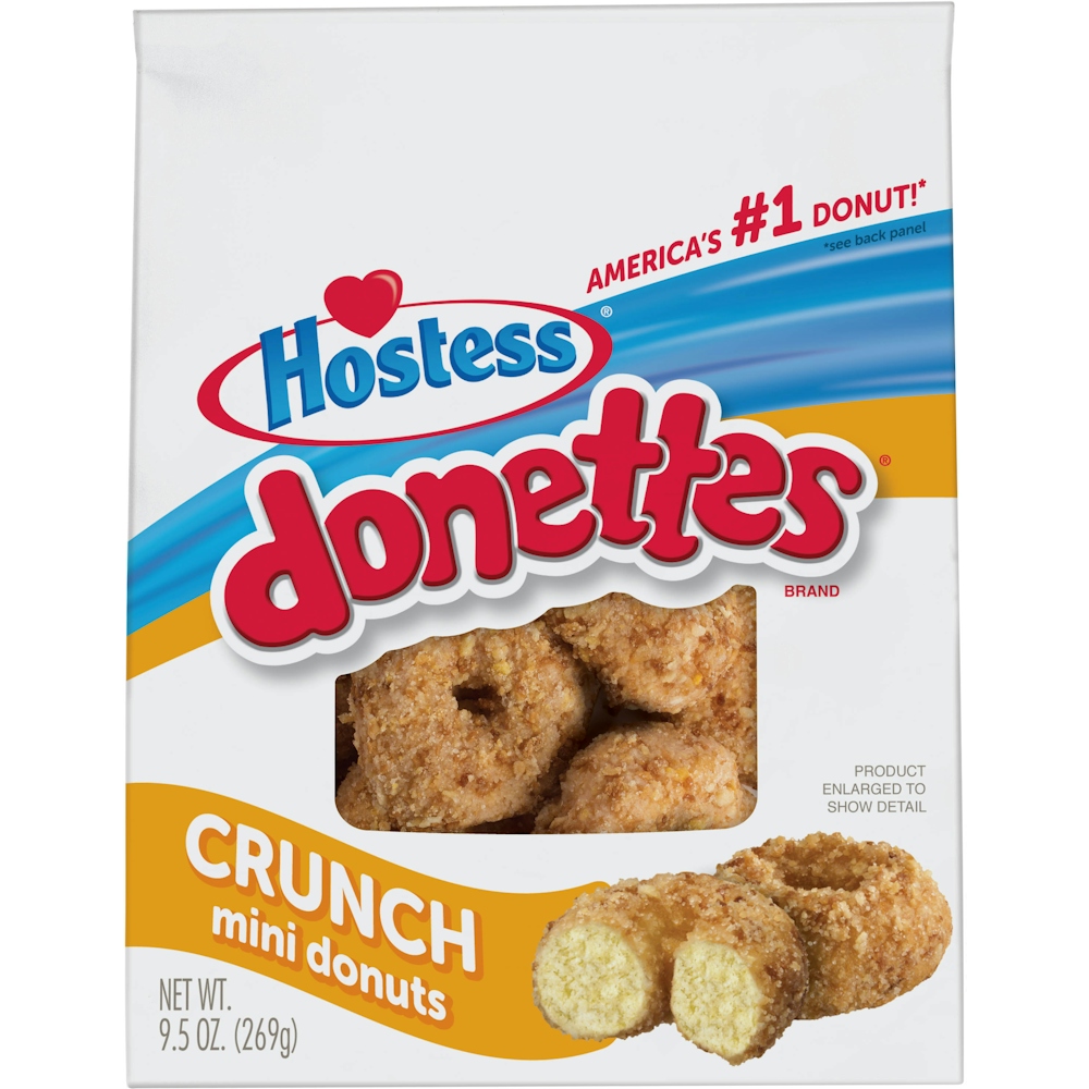 Hostess Donettes Crunch Mini Donuts 9.5 Oz