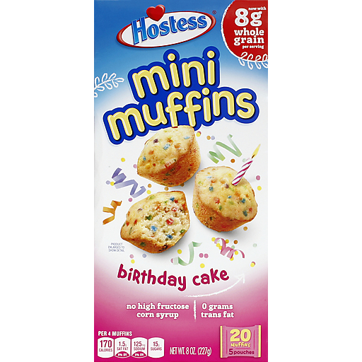 Hostess Mini Muffins Birthday Cake
