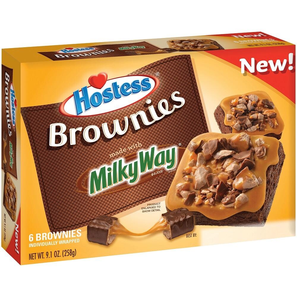 Hostess Sweet Shop Brownies, Milk Way