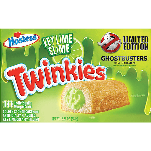Hostess Key Lime Slime Twinkies 10 Ct Box