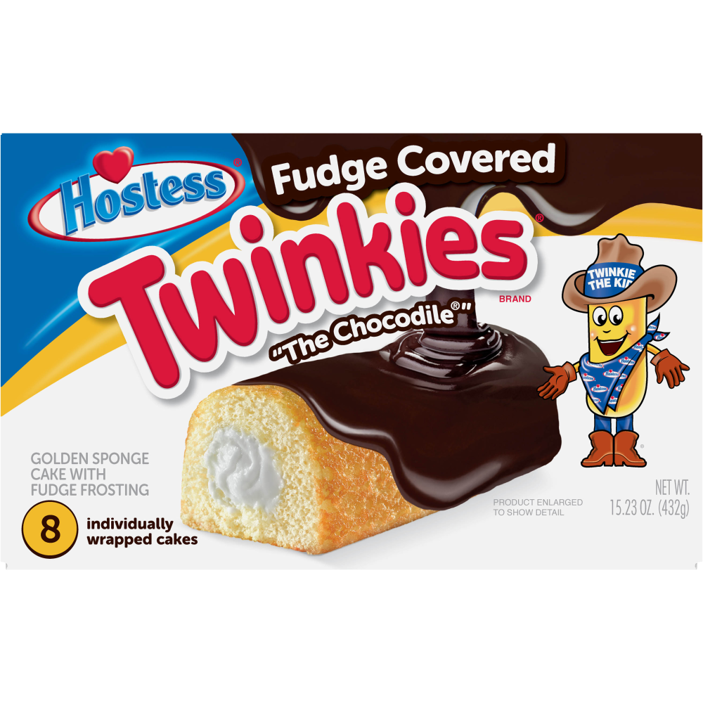 Hostess Twinkies, The Crocodile, Fudge Covered