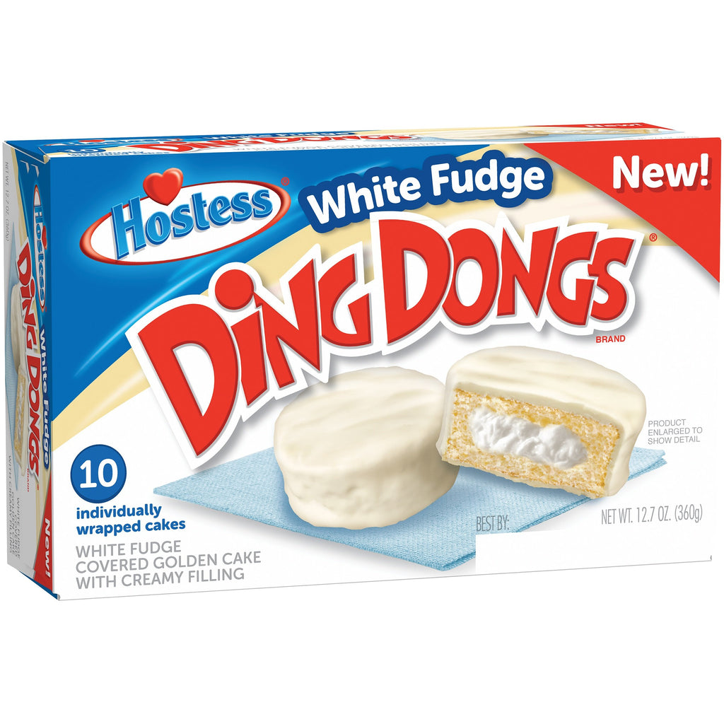 Hostess White Fudge Ding Dongs - 10ct/12.7oz