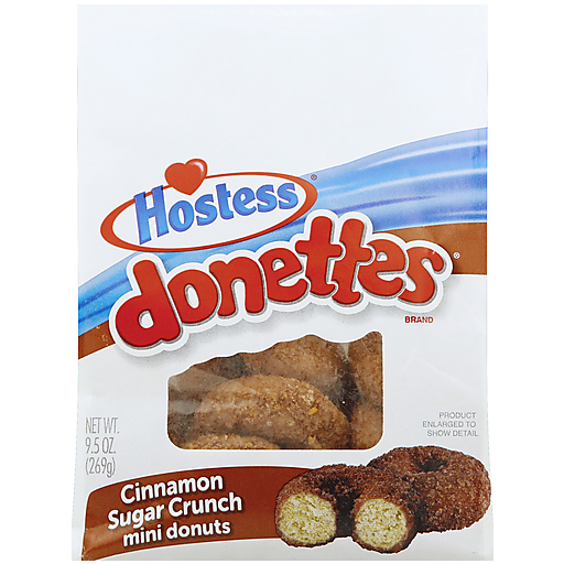 Hostess Donuts, Cinnamon Sugar Crunch, Mini 9.5 Oz