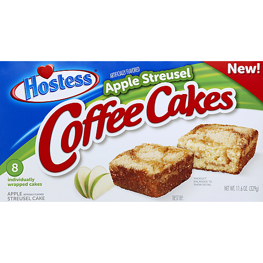 Hostess Apple Streusel Coffee Cakes