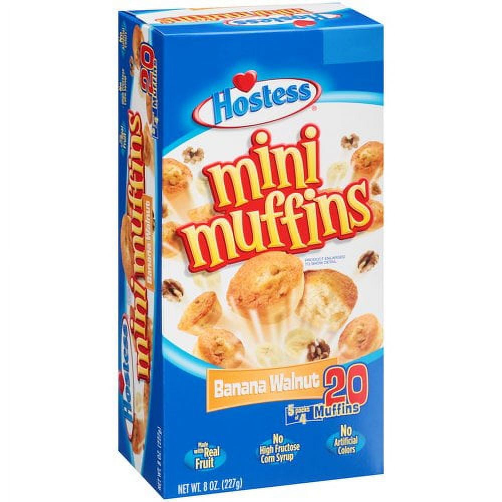 Hostess Banana Walnut Mini Muffins 8 Oz. Box