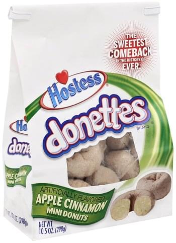 Hostess Donettes Apple Cinnamon Mini Donuts 10.50 Oz