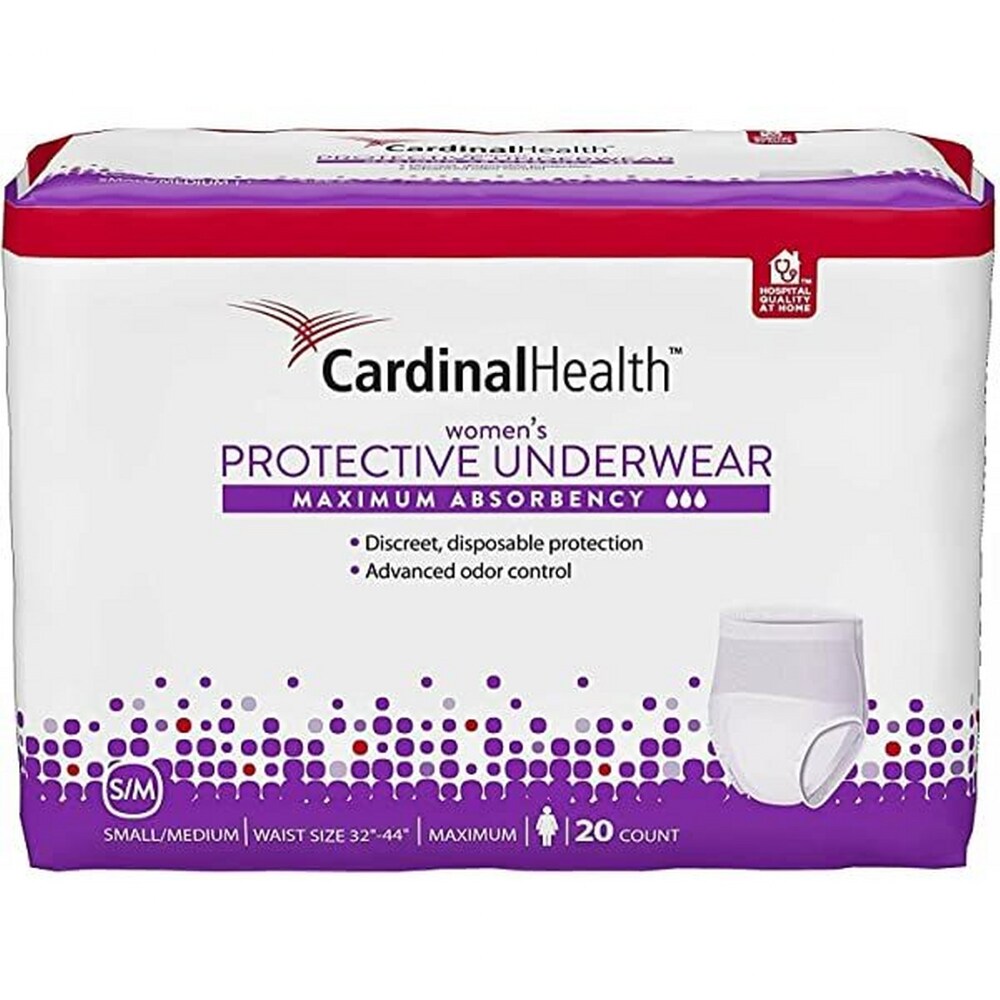 Cardinal Health Underwear Small/Medium 20ct Women’s
