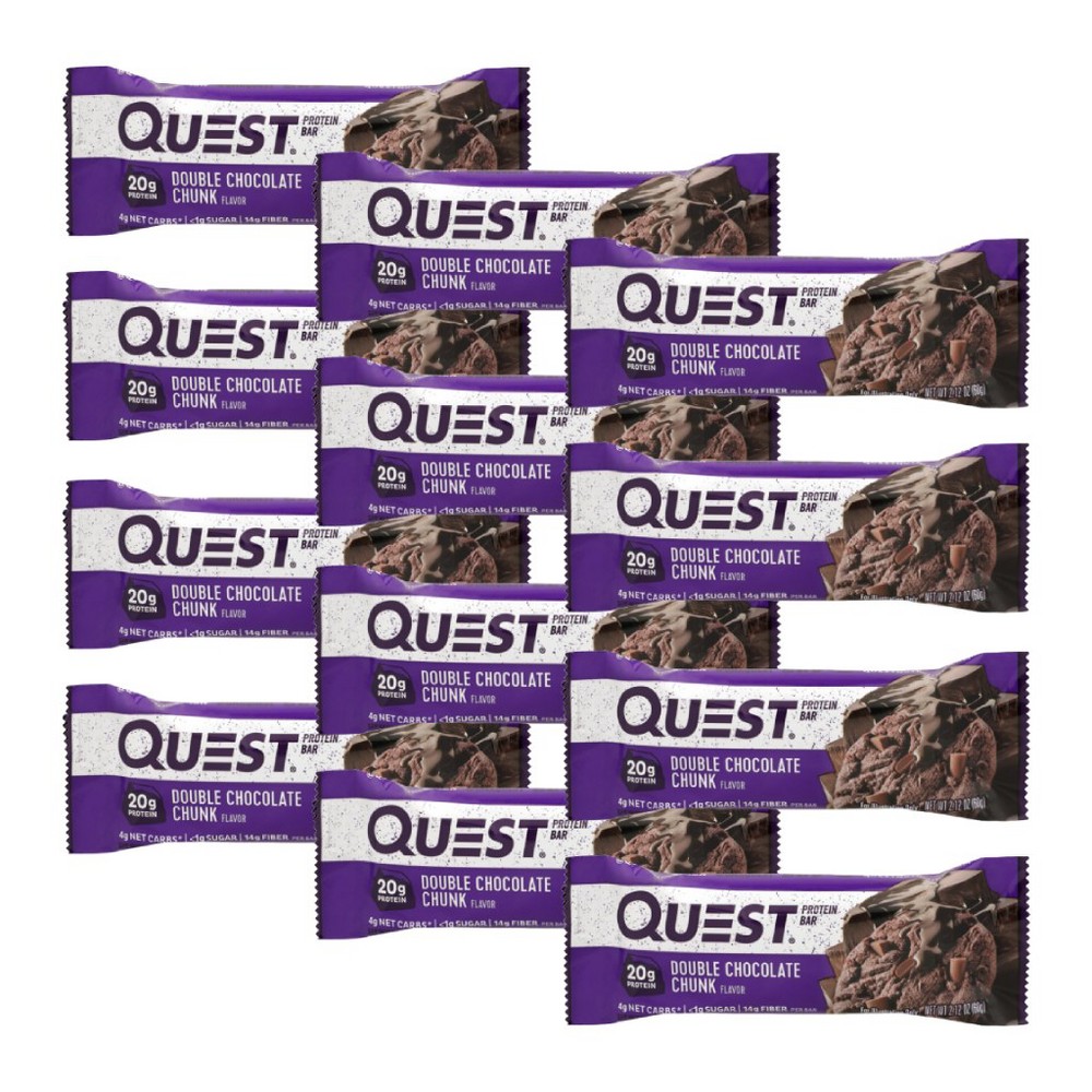Quest Double Chocolate Chunk Flavor Protein Bar 2.12 Oz. Wrapper