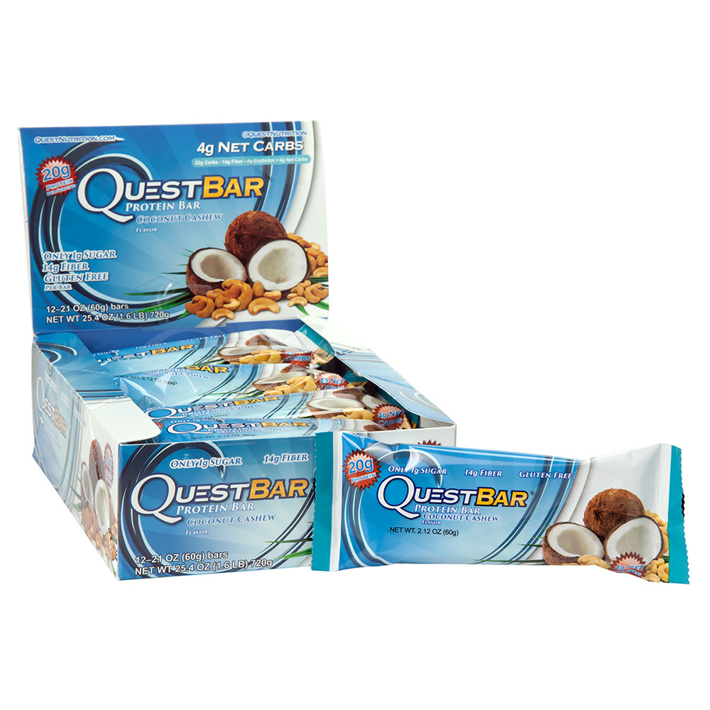 Quest Bar Protein Coconut Cashew Flavor 2.12 Oz. Wrapper