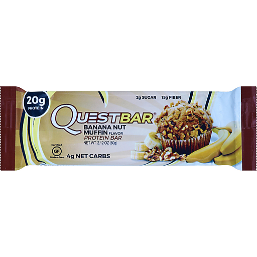 Quest Bar Protein Banana Nut Muffin Flavor 2.12 Oz