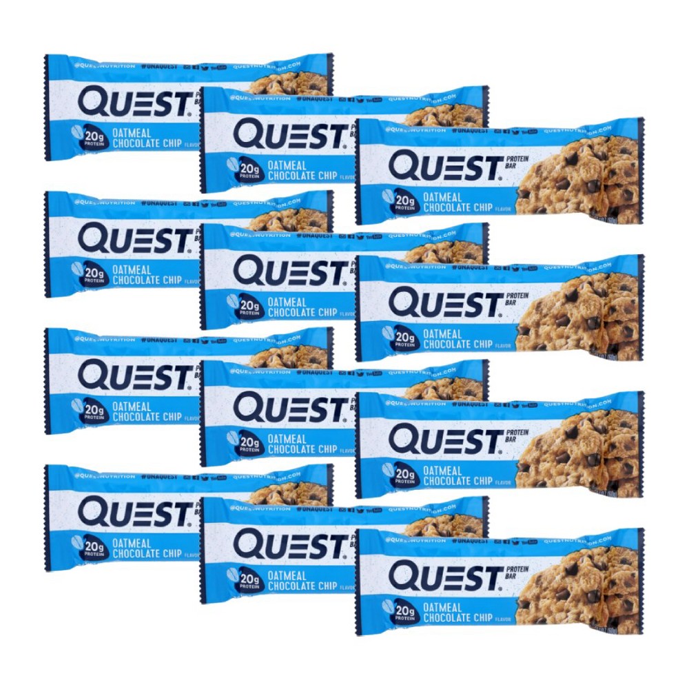 Quest Oatmeal Chocolate Chip Flavor Protein Bar 2.12 Oz. Wrapper