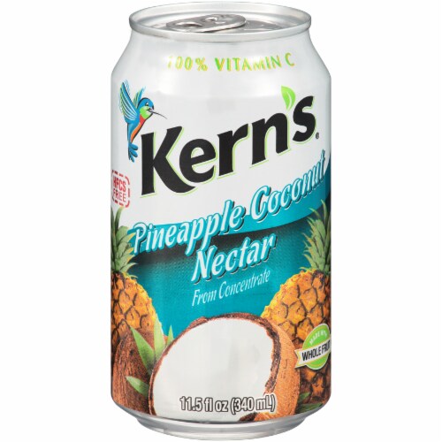 Kern's Pineapple Coconut Nectar Fruit Juice 11.5 Fl.Oz. Can