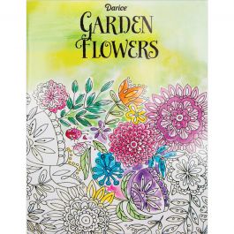 Darice Garden Flowers Coloring Book