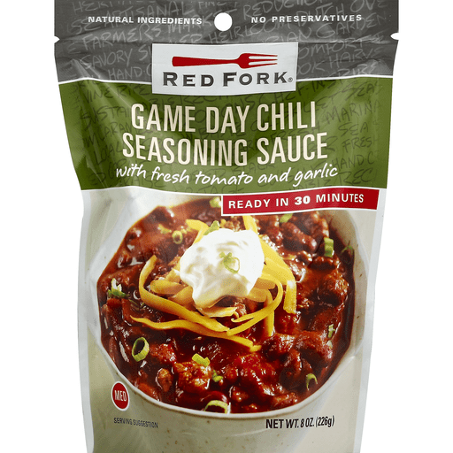 Red Fork Seasoning Sauce, Game Day Chili, Medium