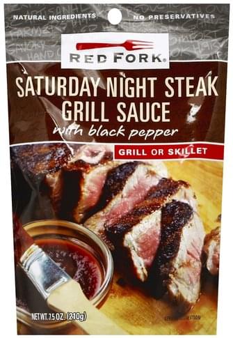 Red Fork Grill Sauce, Saturday Night Steak