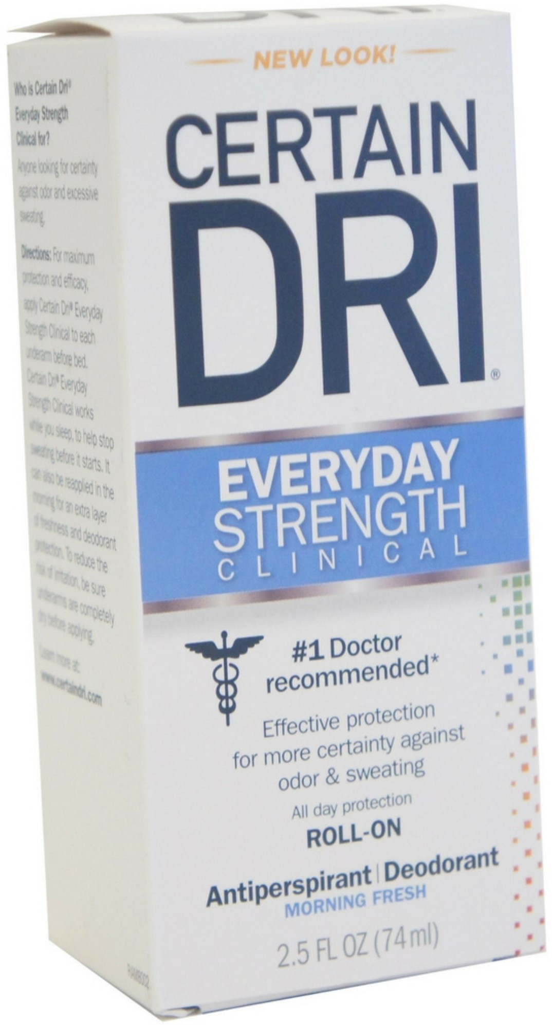 Certain Dri A.M. Underarm Refresher, Scented Roll-On, Morning Fresh