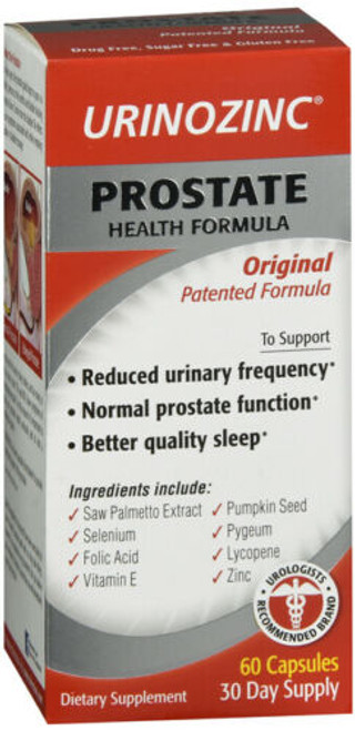 Urinozinc Prostate Health Formula Original Capsules