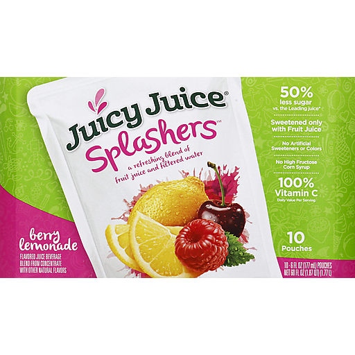 Juicy Juice Splashers Beverage, Berry Lemonade
