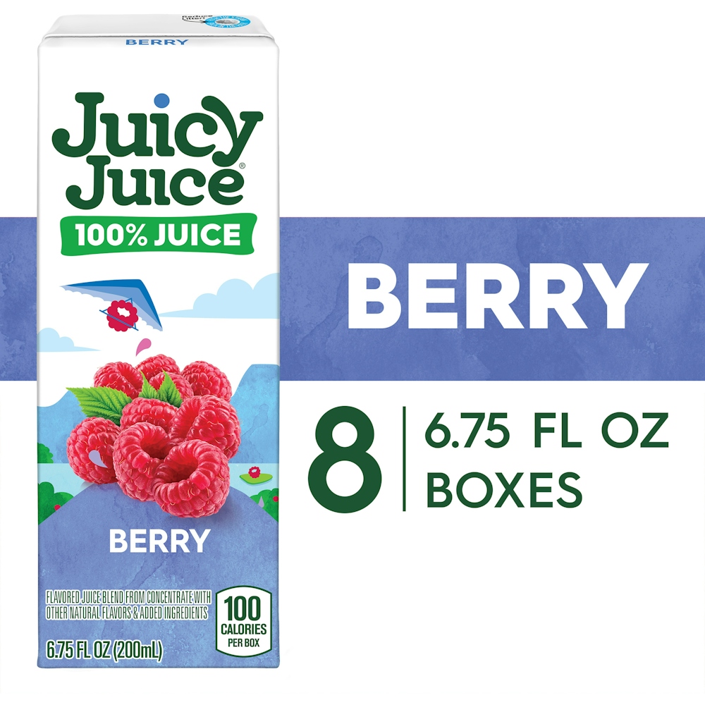 Juicy Juice 100% Berry, 8 Pack