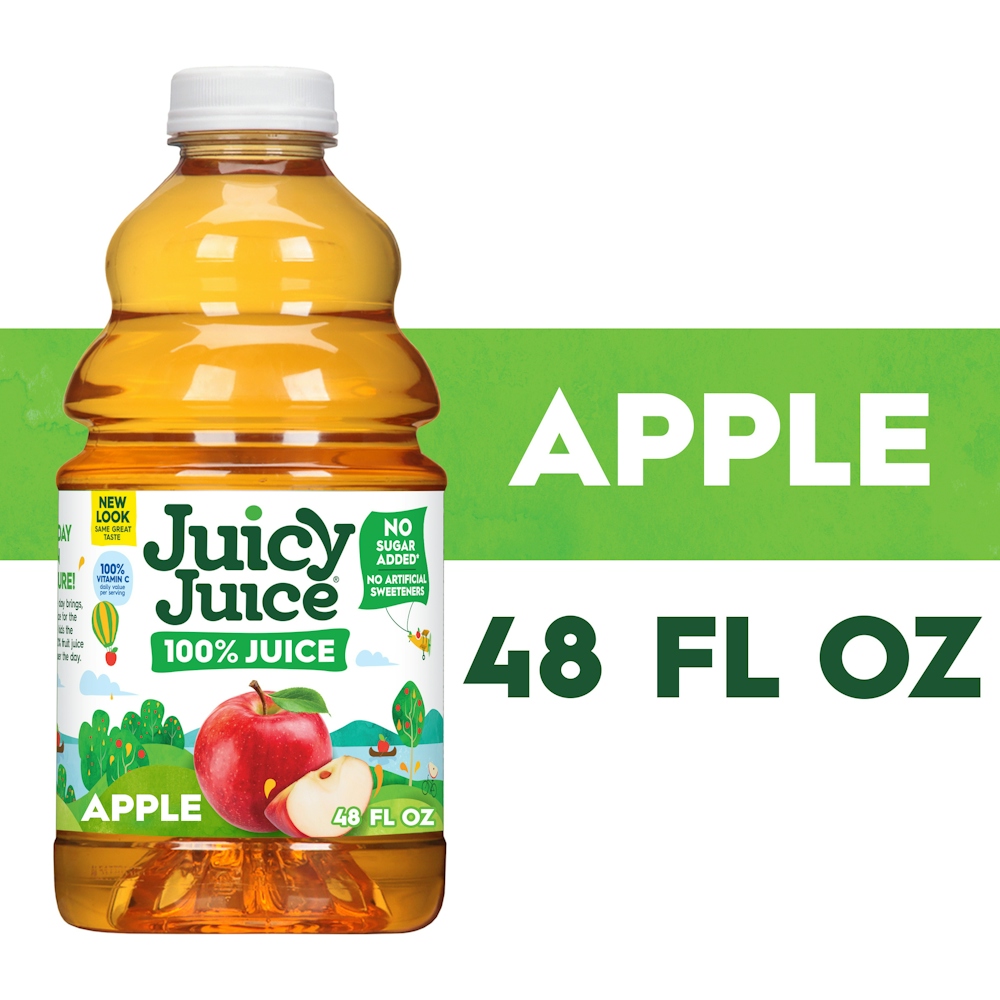 Juicy Juice Apple 100% - 48 Fl Oz Bottle