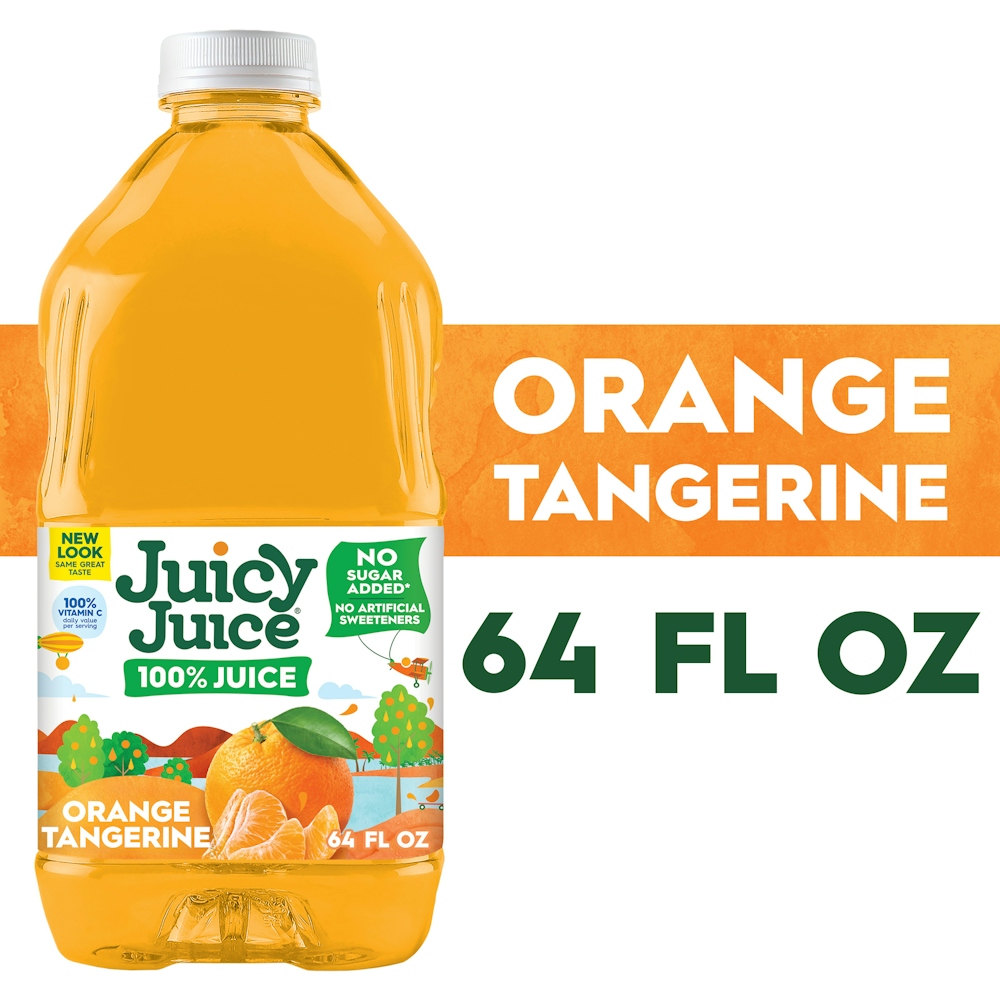 Juicy Juice Orange Tangerine 100% - 64 Fl Oz Bottle