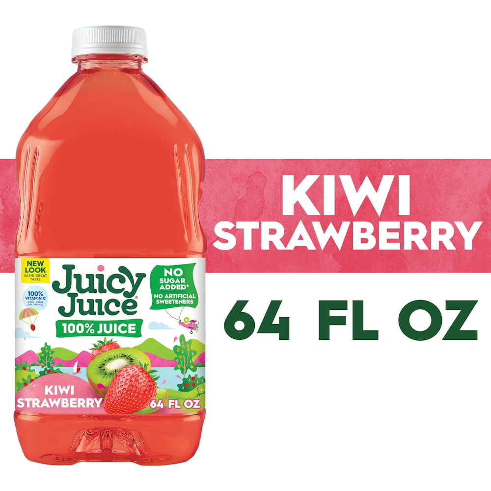 Juicy Juice Kiwi Strawberry 100% - 64 Fl Oz Bottle