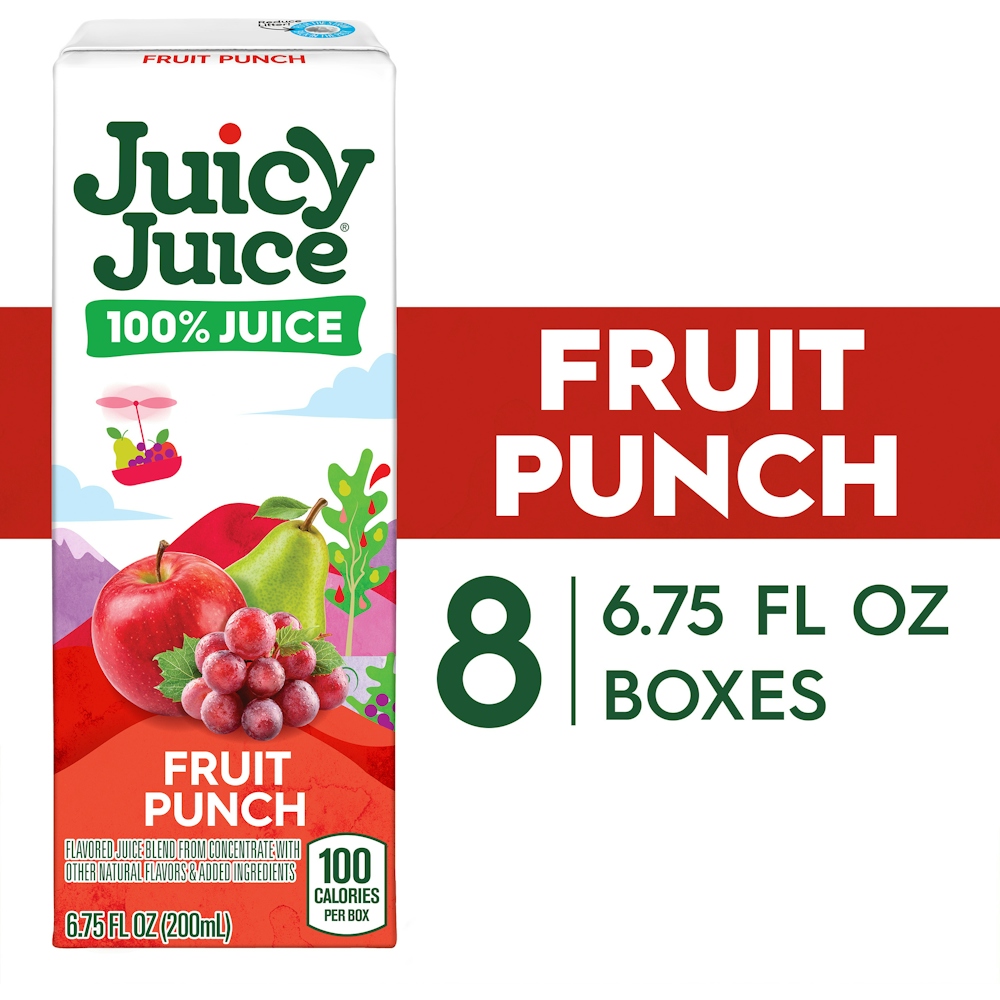 Juicy Juice 8 Pack Fruit Punch 100