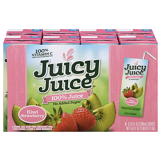 Juicy Juice 100% Kiwi Strawberry, 8 Pack
