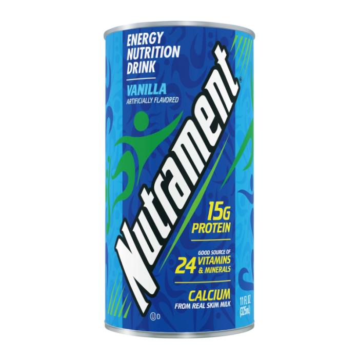 Nutrament Energy Nutrition Drink, Vanilla 12 Fl Oz