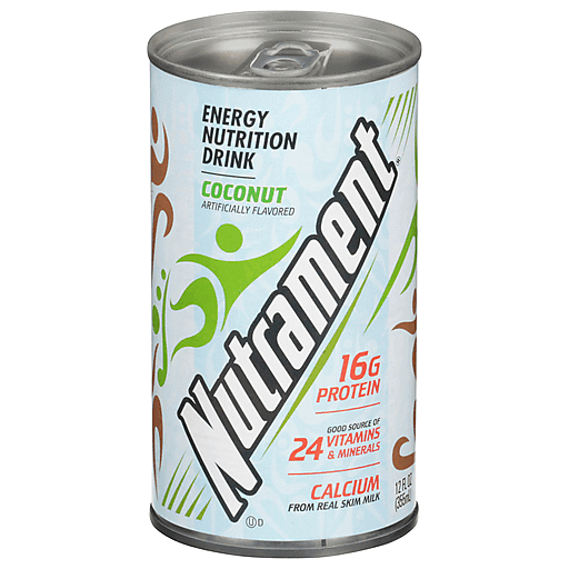 Nutrament Energy Nutrition Drink, Coconut 12 Fl Oz