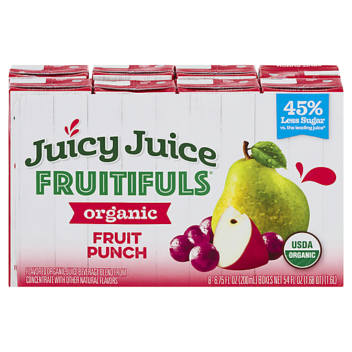 Juicy Juice Fruitifuls Organic, Fruit Punch