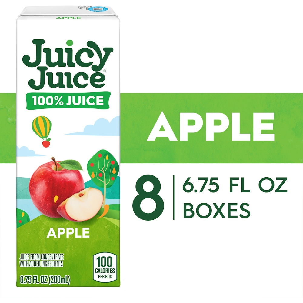 Juicy Juice 100% Apple, 8 Pack