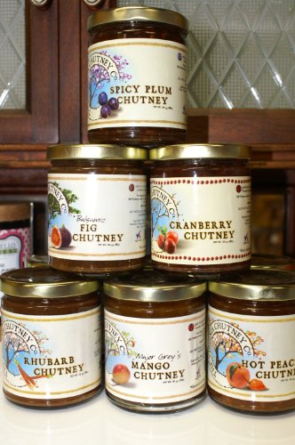 Virginia Chutney Company Peach 2 PACK Hot Peach All Natural Chutney-Apples, Apple Cider Vinegar, Brown Sugar, Peaches, Apricots, Raisins, Garlic, Ginger, Salt, Habanero Pepper