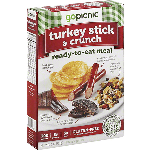 Go Picnic Ready To Eat Meal, Turkey Stick & Crunch 2.7 Oz