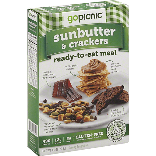Go Picnic Ready To Eat Meal, Sunflower Butter & Multigrain Crackers 6 Oz