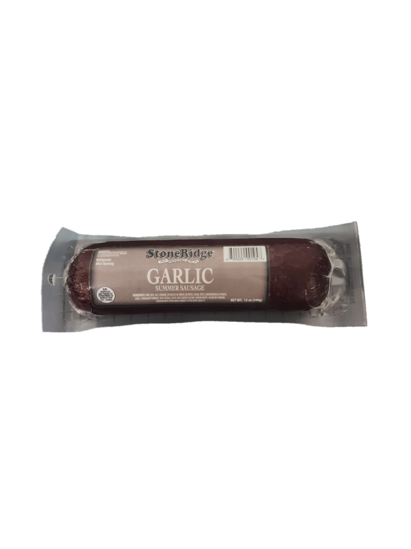 StoneRidge Summer Sausage GARLIC - 12oz