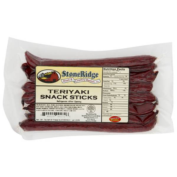 StoneRidge Teriyaki Snack Sticks